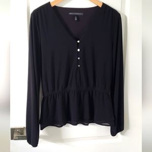 Like new WHBM black blouse, S